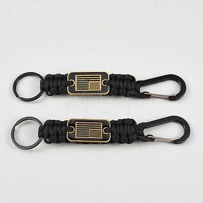 Polyester Cord Rope Rock Climbing Carabiners HJEW-WH0042-172B-1