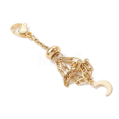 3Pcs 304 Stainless Steel Macrame Pouch Empty Stone Holder Pendant Decorations HJEW-JM04380-01-1