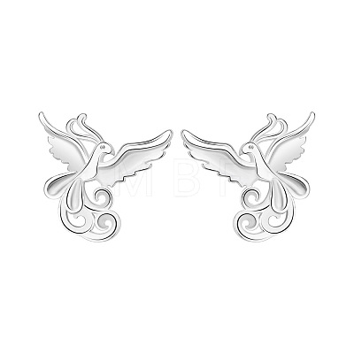 Phenix 999 Fine Silver Stud Earrings FS-WGF5874-01-1