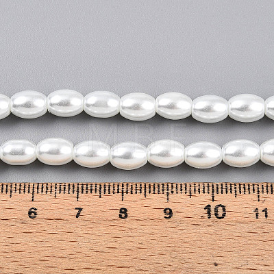 Baking Paint Pearlized Glass Pearl Bead Strands HY-T002-01A-01-1