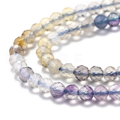 Natural Fluorite Beads Strands LS-G-H266-31B-1