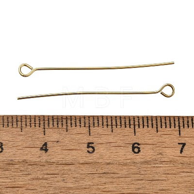 Brass Eye Pins KK-H502-02F-G-1