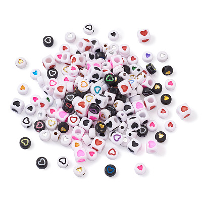 Opaque Acrylic Beads MACR-TA0001-12-1