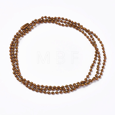 Iron Ball Bead Chains CH-E002-2.4mm-Y07A-1