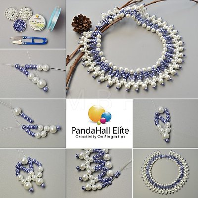 6mm Tiny Satin Luster Glass Pearl Round Beads Assortment Lot for Jewelry Making HY-PH0001-6mm-001-1
