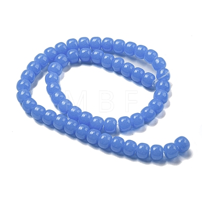 Imitation Jade Glass Beads Strands GLAA-NH0002-A02-1