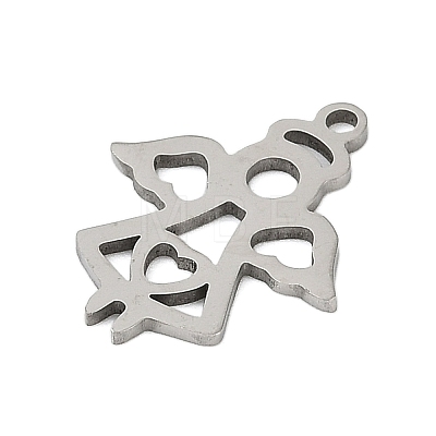 201 Stainless Steel Pendants STAS-F316-07P-1