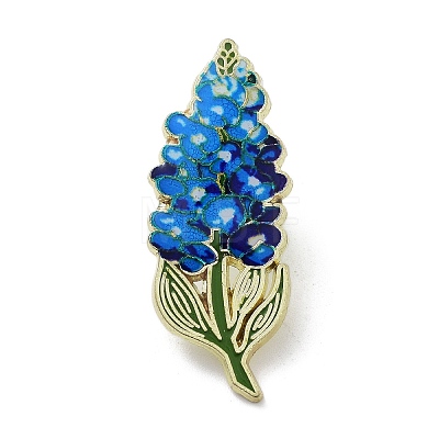 Flower Series Zinc Alloy Enamel Pin JEWB-D069-03F-1