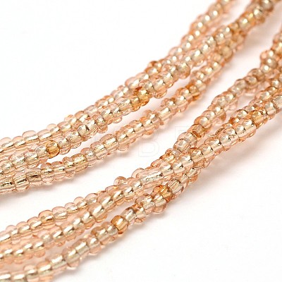Glass Bead Lariat Necklaces NJEW-O059-04E-1