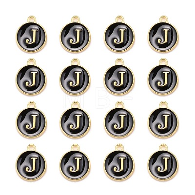 Golden Plated Alloy Charms X-ENAM-S118-02J-1