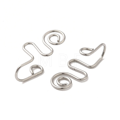 316 Surgical Stainless Steel Clip on Nose Rings STAS-P336-09H-P-1
