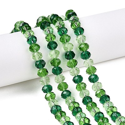 Transparent Glass Beads Strands GLAA-T023-09E-1