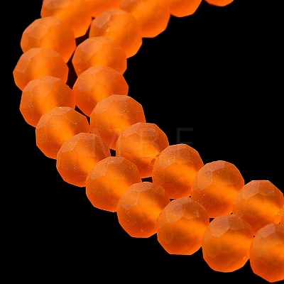 Transparent Glass Beads Strands X-EGLA-A034-T4mm-MD25-1
