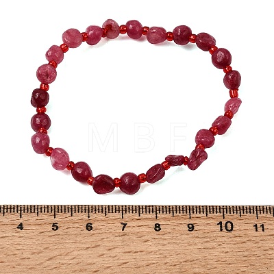 Dyed Natural Moonstone Beads Bracelets GG-CBA05D5-02A-04-1