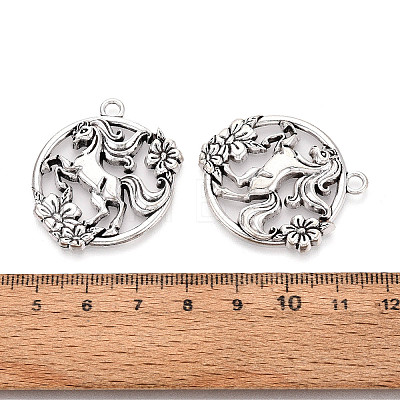 Tibetan Style Alloy Pendants TIBE-N014-03AS-1