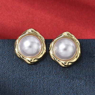 Brass Stud Earring EJEW-H180-03G-1
