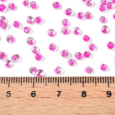 8/0 Inside Colours Transparent Glass Seed Beads SEED-T007-06I-1