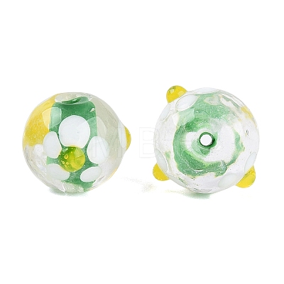 Handmade Bumpy Lampwork Beads LAMP-N042-21A-02-1
