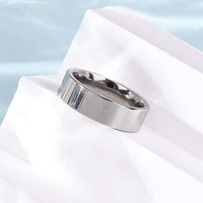 201 Stainless Steel Wide Band Finger Rings RJEW-K252-02C-P-1