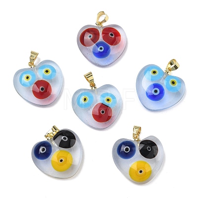 Handmade Lampwork Pendants LAMP-D006-02G-1