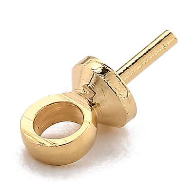 Brass Cup Pearl Peg Bails Pin Pendants KK-H759-29B-G-1