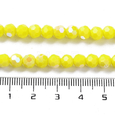 Opaque Glass Beads Strands EGLA-A035-P6mm-L04-1