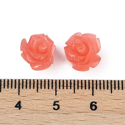 Synthetic Coral Carved Beads CORA-M001-07U-1