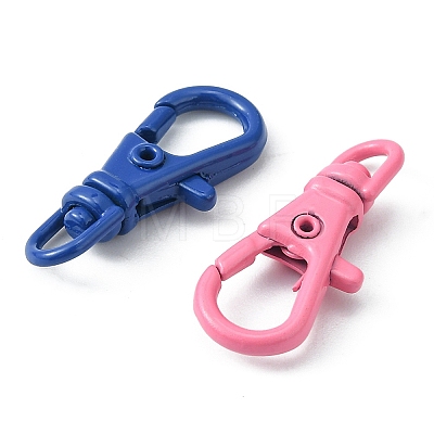 20Pcs Spray Painted Alloy Swivel Clasps FIND-YW0001-80-1