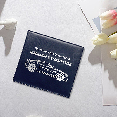 PU Leather Motor Vehicle Driver's License Protective Cover AJEW-WH20098-134B-1