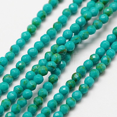 Imported Synthetic Howlite Beads Strands G-I344-01A-1-1