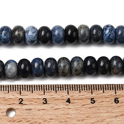 Natural Dumortierite Beads Strands G-A280-A09-02-1