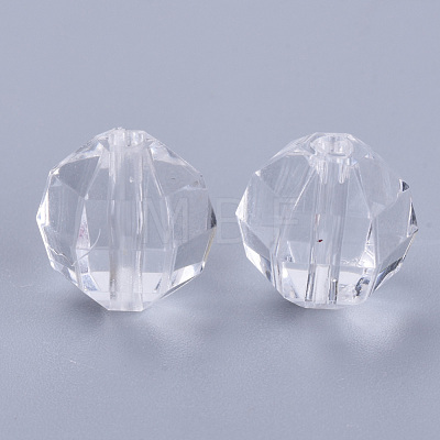Transparent Acrylic Beads X-TACR-Q256-20mm-V01-1