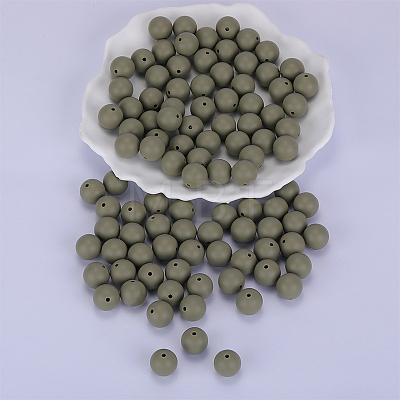 Round Silicone Focal Beads LS-SI-JX0046A-113-1