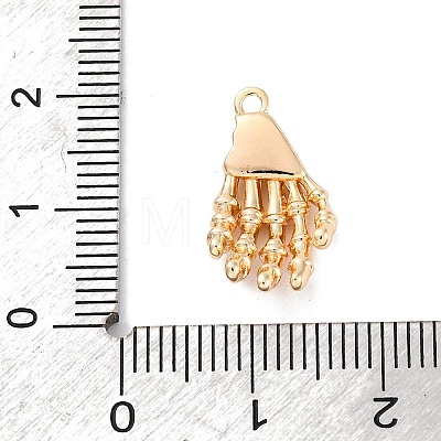 Brass Micro Pave Cubic Zirconia Pendants KK-D288-05G-1