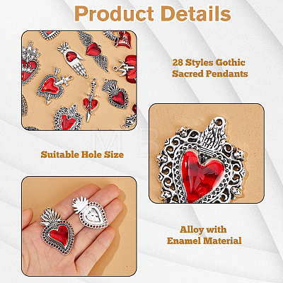 Zinc Alloy Pendants FIND-WH0816-200D-P-1