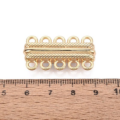 Brass Magnetic Clasps KK-Q074-03G-1