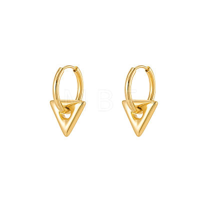 304 Stainless Steel Hoop Dangle Earrings for Women AF5026-8-1