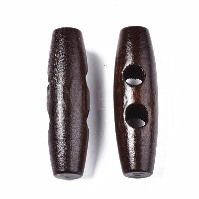2-Hole Wooden Buttons WOOD-Q036-01-1