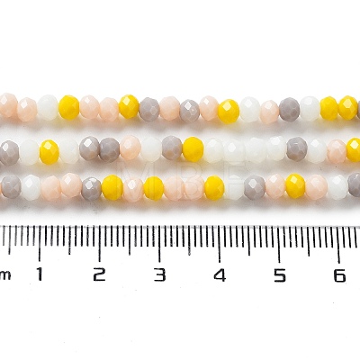 Glass Beads Strands EGLA-A034-M4mm-39-1