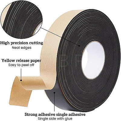 Strong Adhesion EVA Sponge Foam Rubber Tape AJEW-WH0109-50A-1