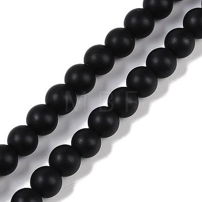 Opaque Glass Beads Strands G-A234-A01-05-1