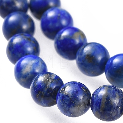 Natural Lapis Lazuli Bead Strands X-G-G953-01-6mm-1