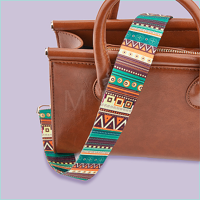 Ethnic Style Adjustable Polyester Bag Straps FIND-WH0112-02C-1