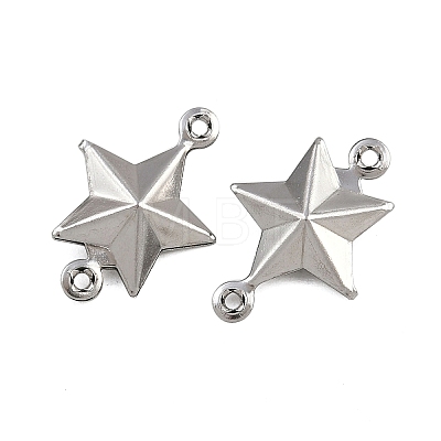 304 Stainless Steel Connector Charms STAS-L297-10P-1