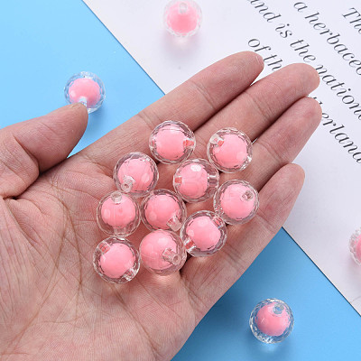 Transparent Acrylic Beads TACR-S152-14A-11-1