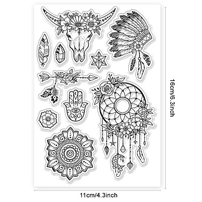 Custom PVC Plastic Clear Stamps DIY-WH0448-0267-1