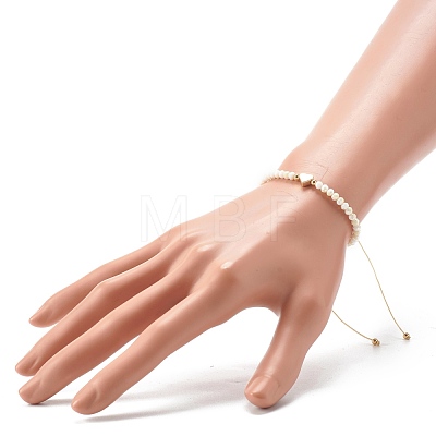 Adjustable Nylon Thread Braided Bead Bracelets BJEW-JB06450-02-1