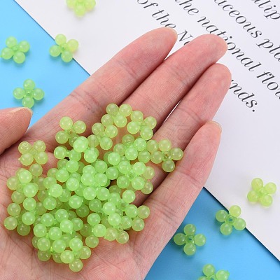 Transparent Acrylic Beads MACR-S373-02E-06-1