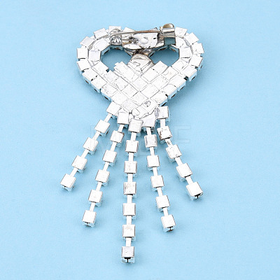 Crystal Rhinestone Lapel Pin JEWB-T002-15S-1