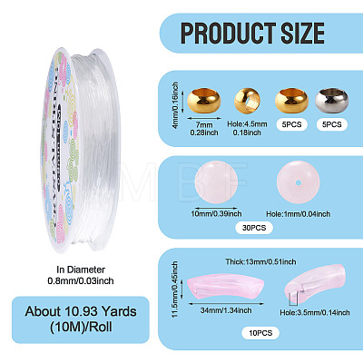 51Pcs DIY Bracelets Making Kit DIY-TA0015-14-1